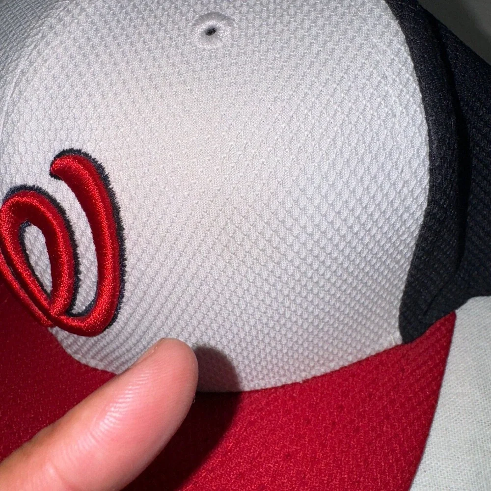 New‎ Era Cap Men's 7 Multicolor Washington Nationals Baseball Team Fitted Hat
